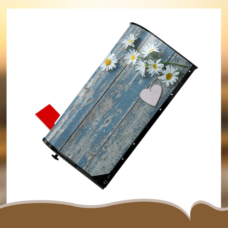 Eternal Night Daisy Wooden Mailbox Cover Wayfair